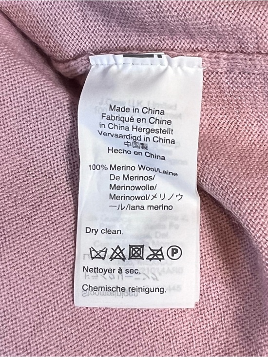 J. Crew Men’s Sz XL Pink 100% Merino WoolV-Neck Sweater - Picture 12 of 12